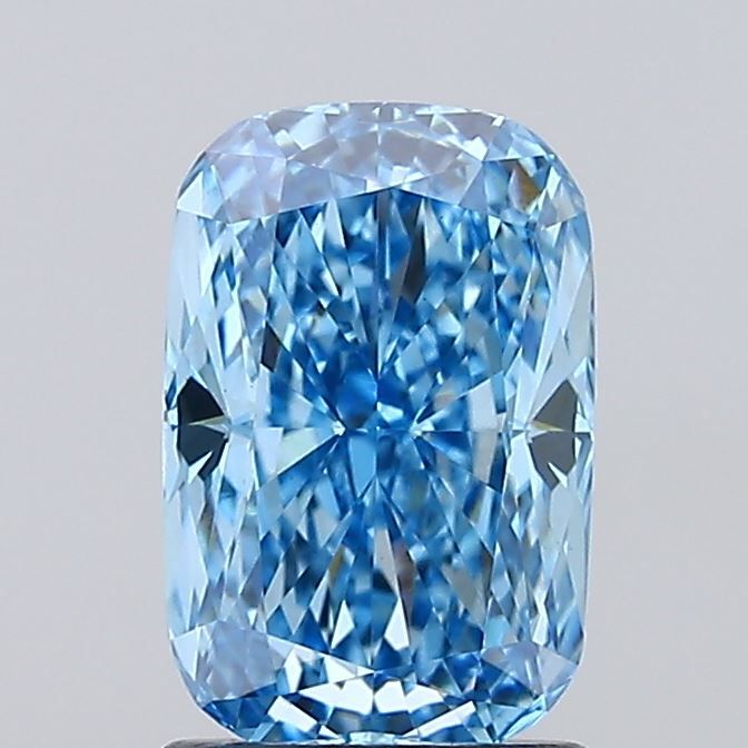 2.01 CT Fancy Vivid Blue CUSHION MODIFIED