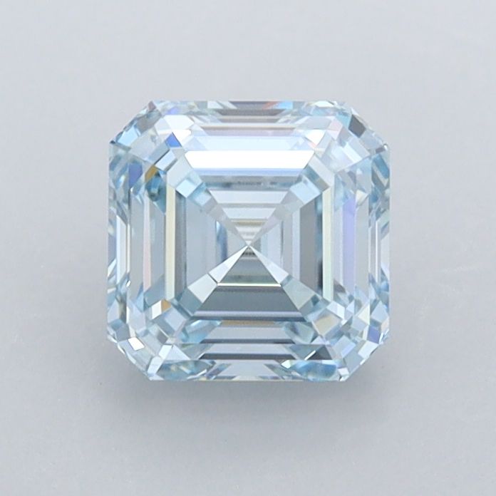 1.0 CT Fancy Blue ASSCHER