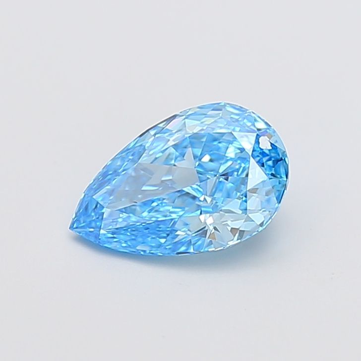 1.55 CT Fancy Vivid Blue PEAR