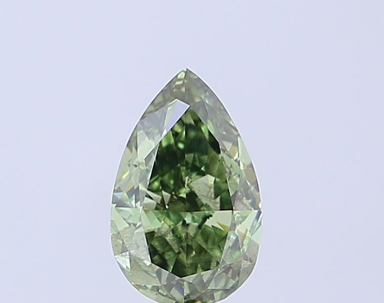 1.06 CT Fancy Vivid Green PEAR