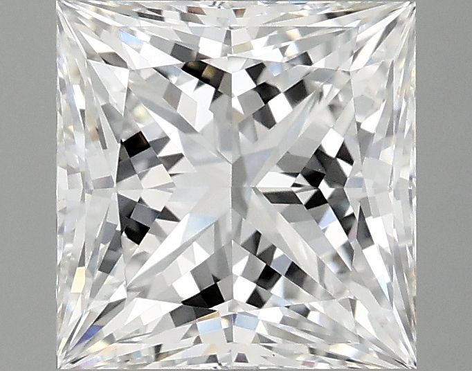 2.82 ct. princess Lab Grown Diamond front image