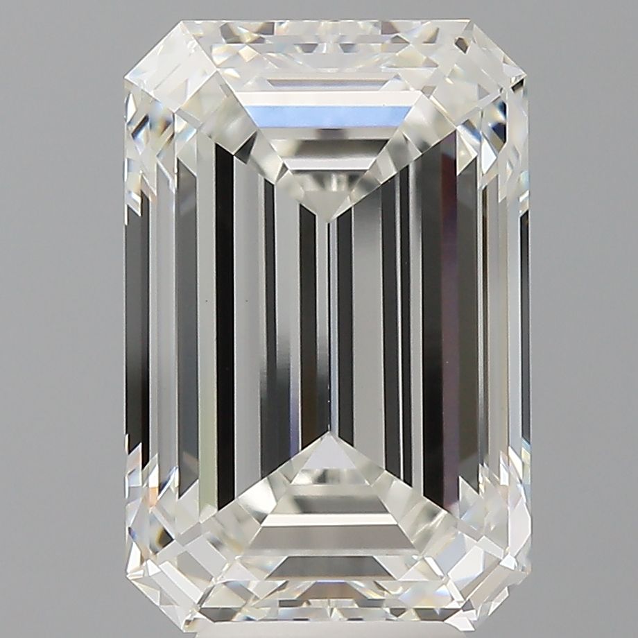 7.09 ct. emerald Lab Grown Diamond front image