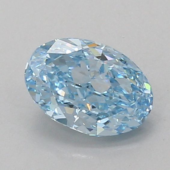 1.03 CT Fancy Vivid Blue OVAL