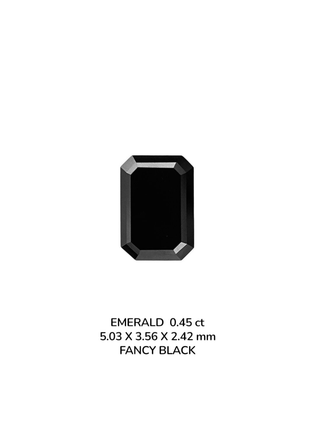 Diament 0.45 ct Fancy Black/VVS2
