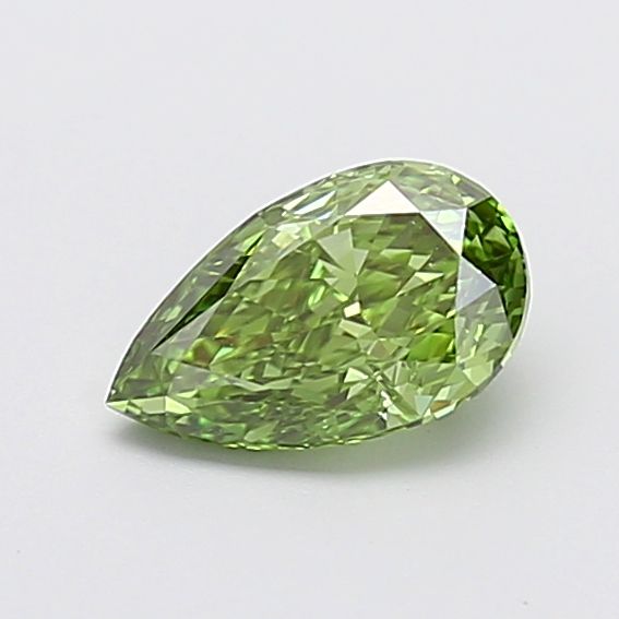1.07 CT Fancy Vivid Green PEAR