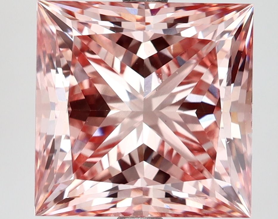 6.03 ct. princess Lab Grown Diamond front image