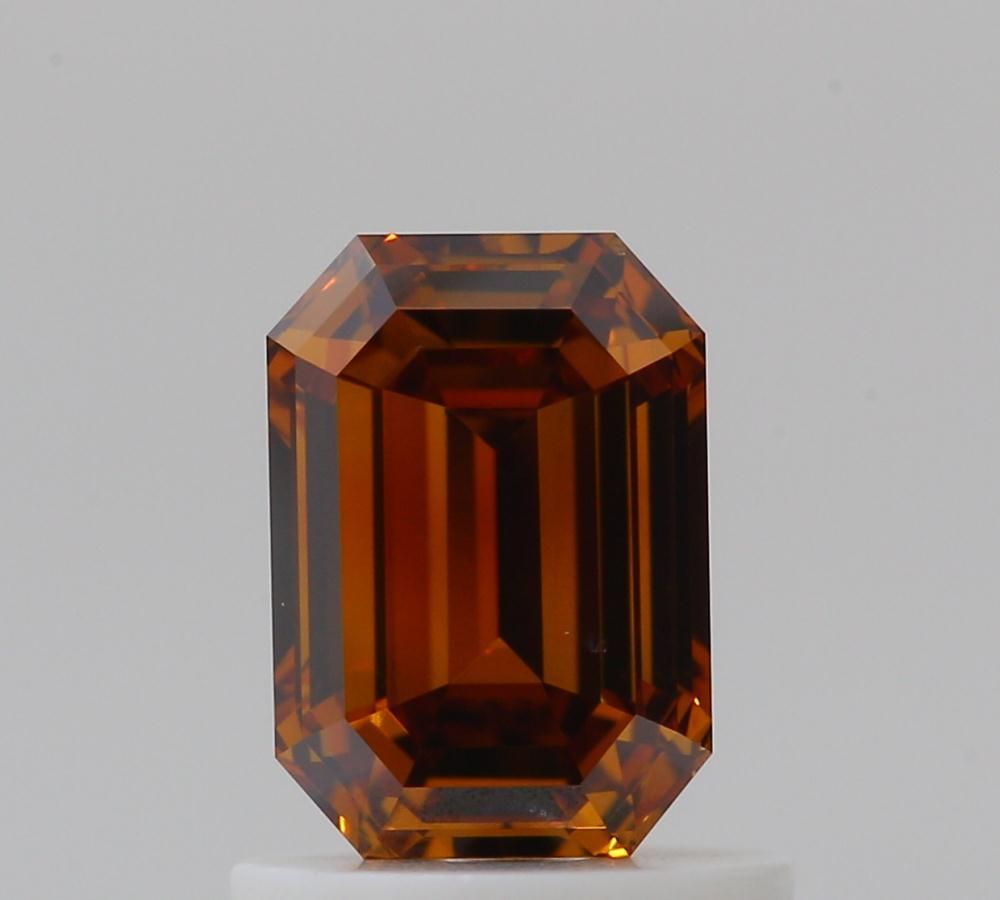 Diament 1.0 ct Fancy Deep Orange Brown/SI1