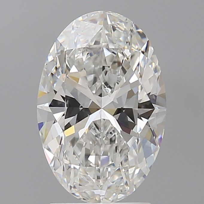 2.60 ct. oval Lab Grown Diamond front image