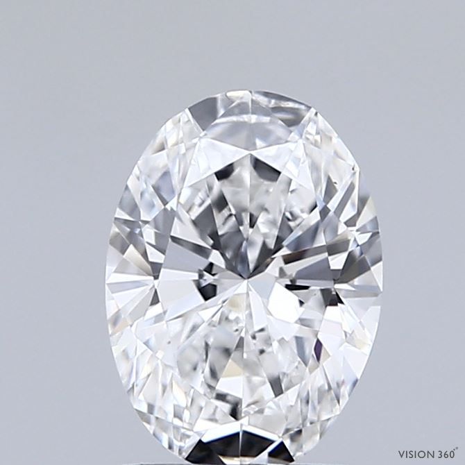 1.19 ct. oval Lab Grown Diamond front image