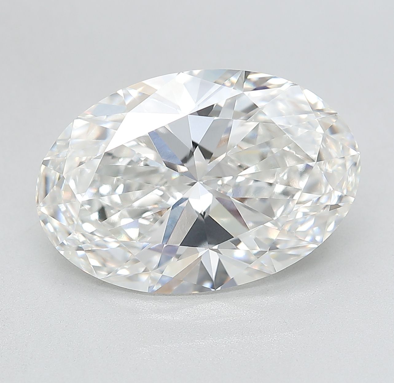 6.41 ct. oval Lab Grown Diamond front image