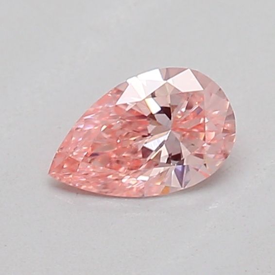 0.19 CT Fancy Vivid Pink PEAR