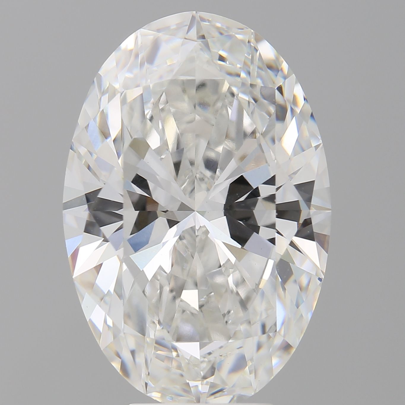 7.09 ct. oval Lab Grown Diamond front image