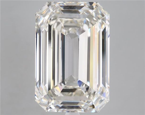 13.99 ct. emerald Lab Grown Diamond front image