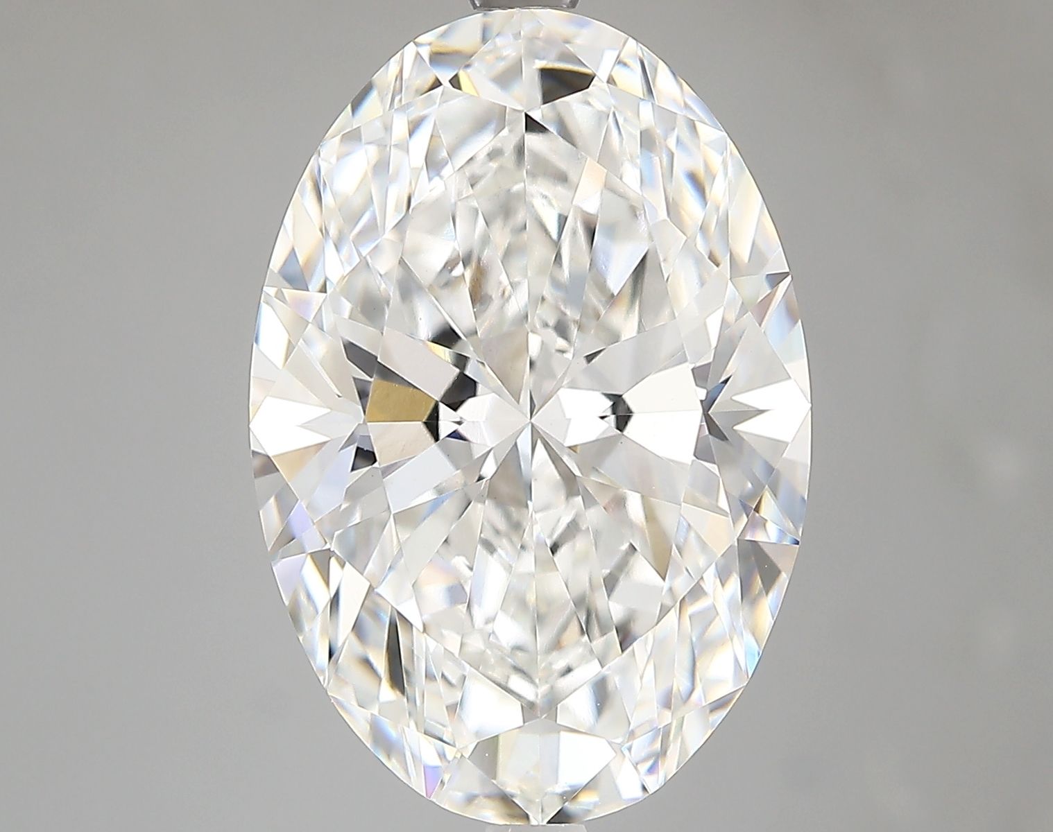 7.05 ct. oval Lab Grown Diamond front image