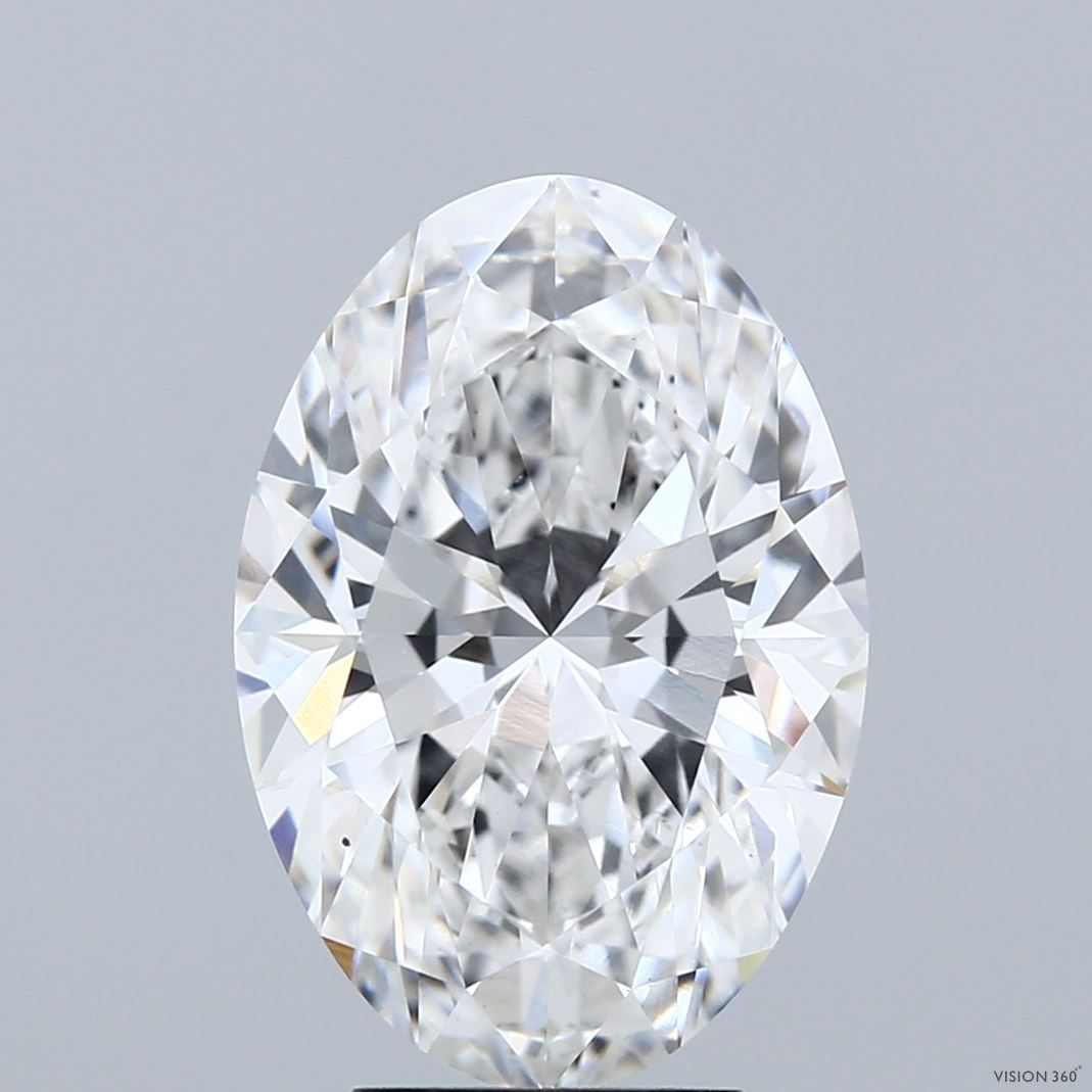 5.07 ct. oval Lab Grown Diamond front image