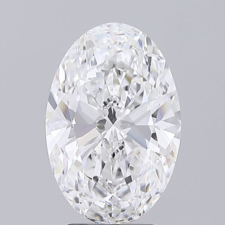 3.73 ct. oval Lab Grown Diamond front image