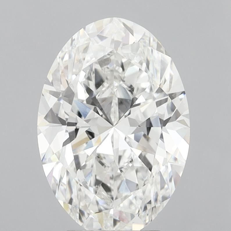 5.01 ct. oval Lab Grown Diamond front image