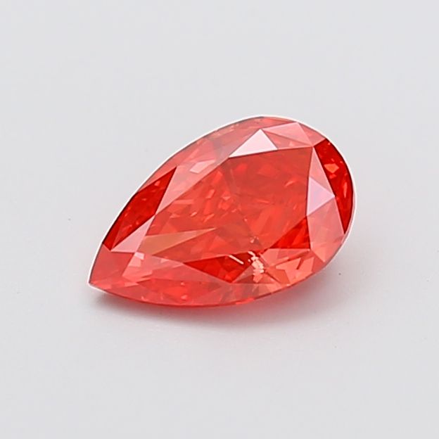 1.05 CT Fancy Vivid Orangey Red PEAR