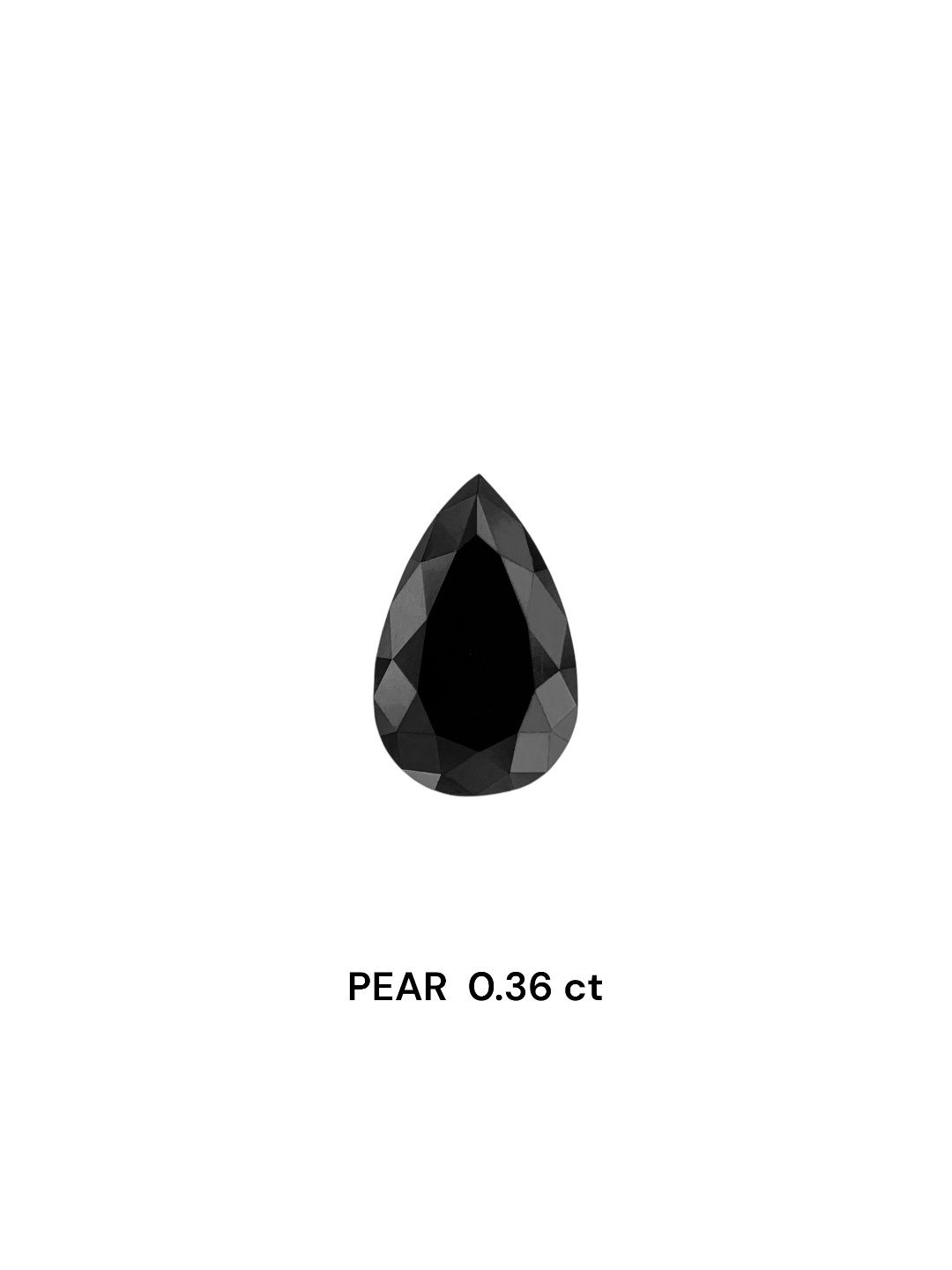 Diament 0.36 ct Fancy Black/VVS2