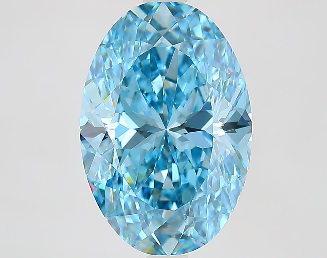 4.13 ct. oval Lab Grown Diamond front image