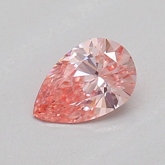 0.19 CT Fancy Vivid Pink PEAR