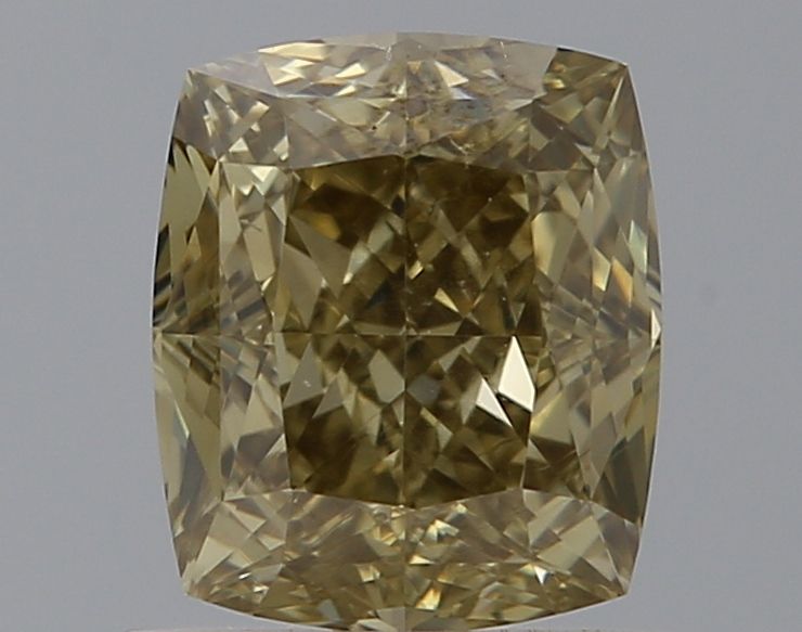 Diament 1.02 ct Fancy Brownish Greenish Yellow/VS2