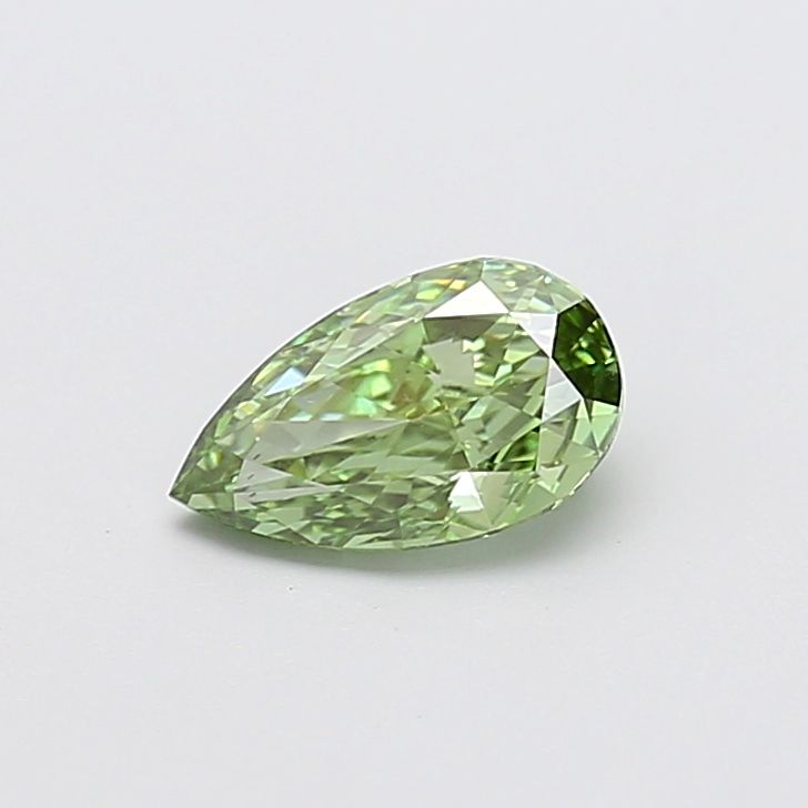1.09 CT Fancy Vivid Green PEAR