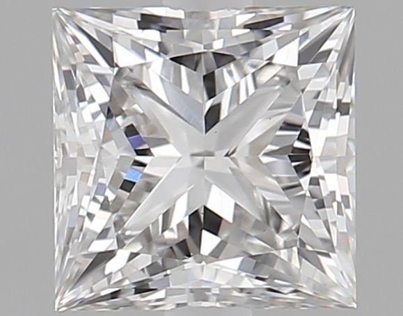 1 ct lab-grown Princess Diamond