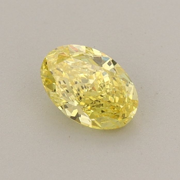 0.44 CT Fancy Vivid Yellow OVAL