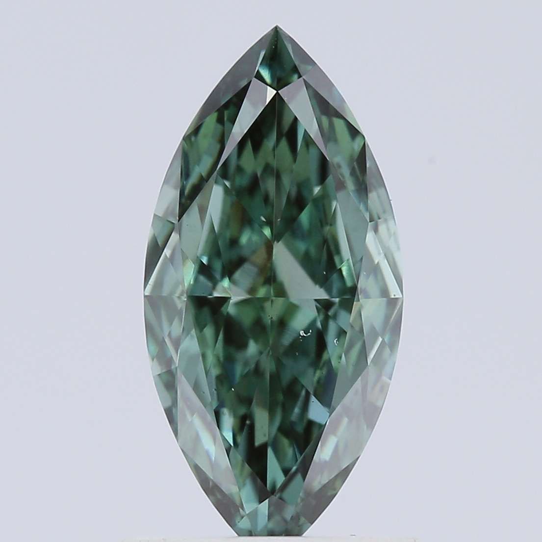 1.0 CT Fancy Vivid Green MARQUISE