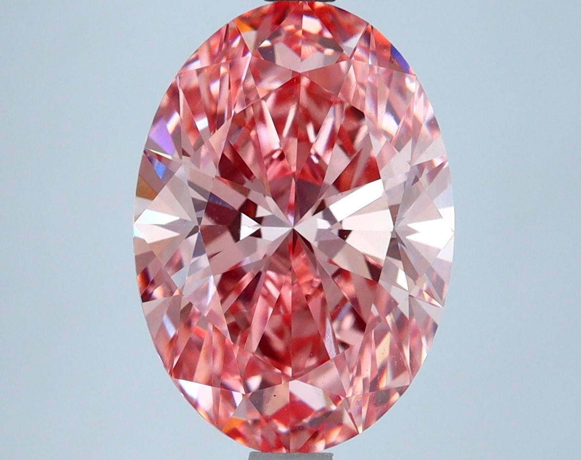 4.10 ct. oval Lab Grown Diamond front image