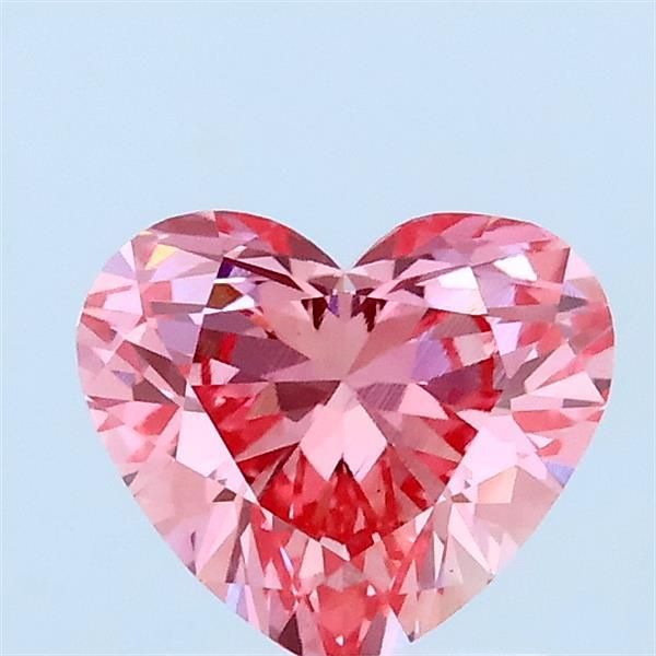 1.01 CT Fancy Vivid Pink HEART