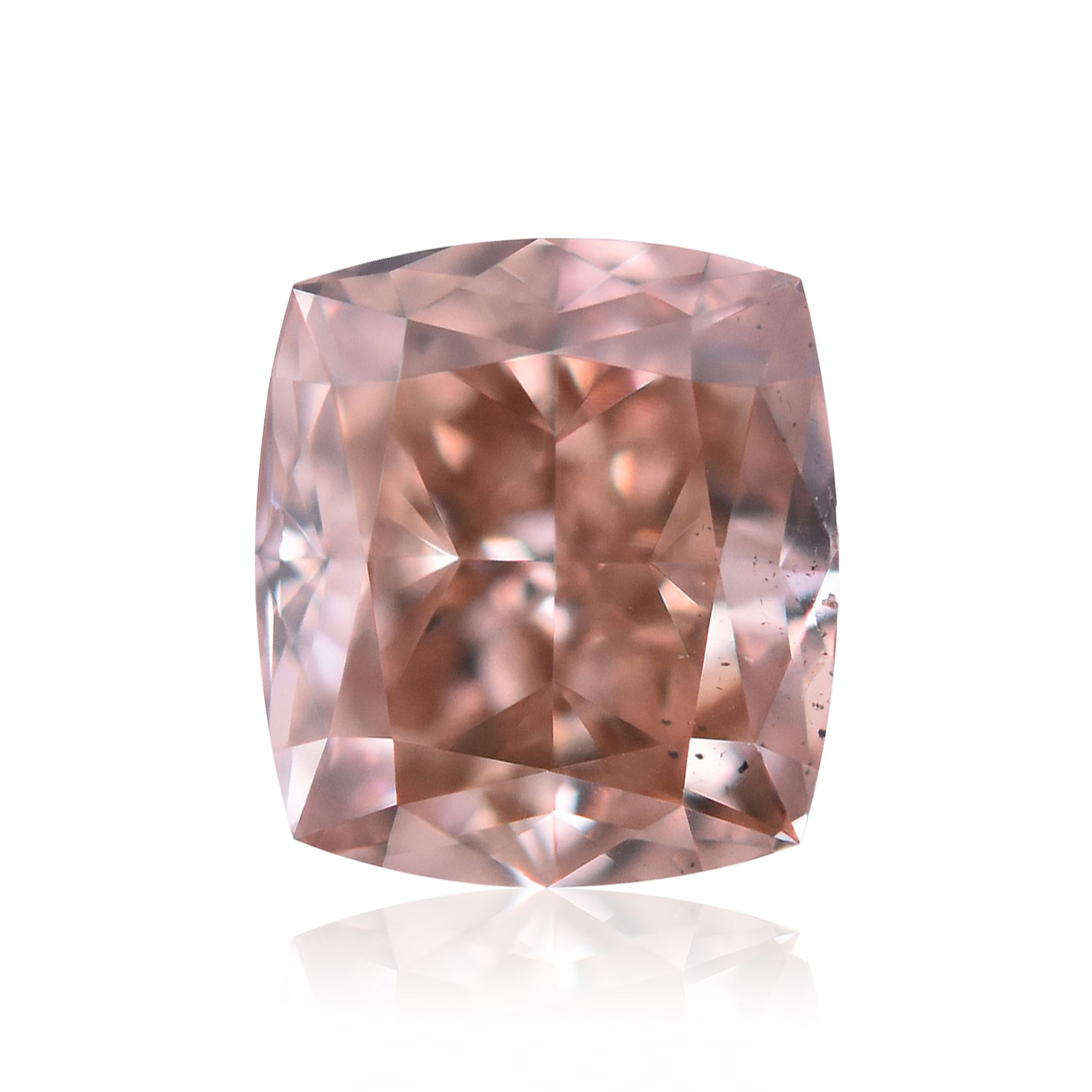 Diament 0.56 ct Fancy Brownish Orangey Pink/