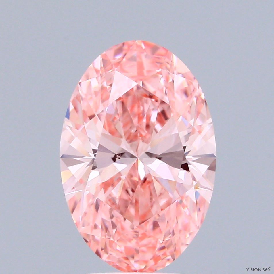 3.13 ct. oval Lab Grown Diamond front image