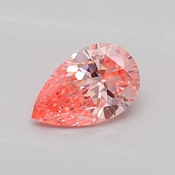 0.19 CT Fancy Vivid Pink PEAR