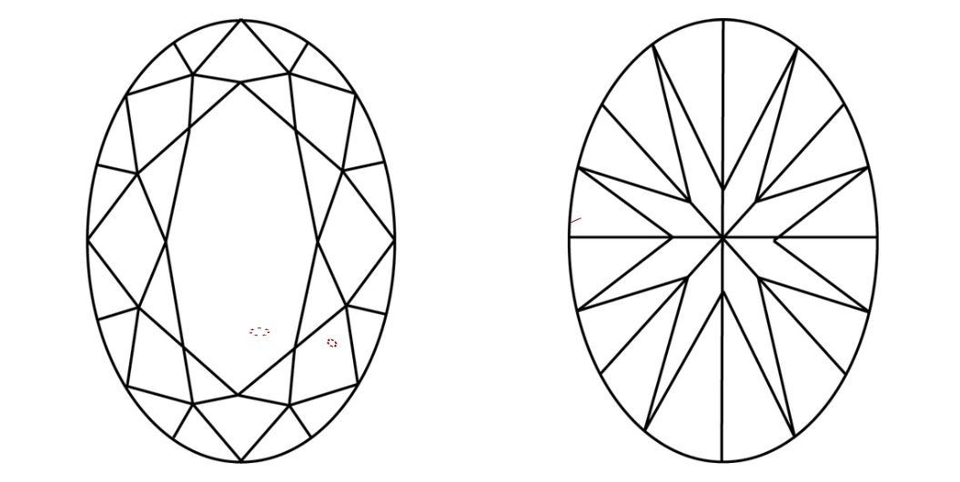 5.13 ct. oval Lab Grown Diamond front image