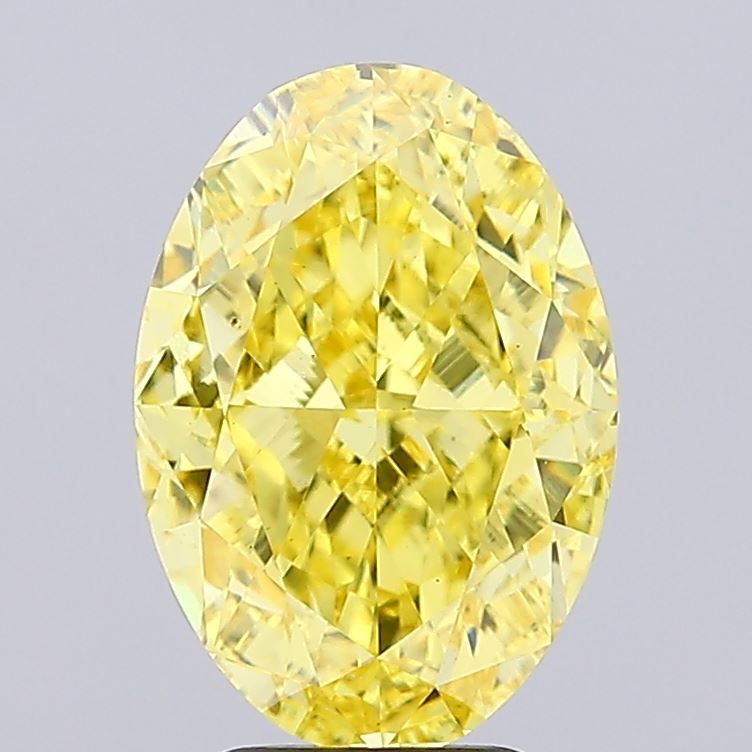 5.76 ct. oval Lab Grown Diamond front image