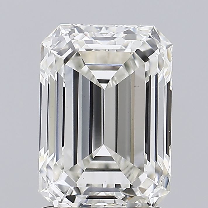 2.10 ct. emerald Lab Grown Diamond front image