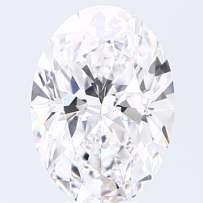 6.01 ct. oval Lab Grown Diamond front image