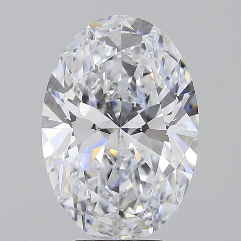 4.06 ct. oval Lab Grown Diamond front image