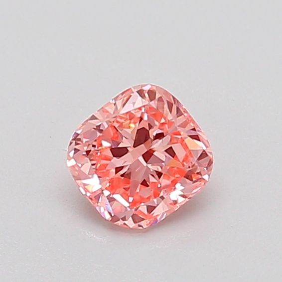 0.4 CT Fancy Vivid Pink CUSHION MODIFIED