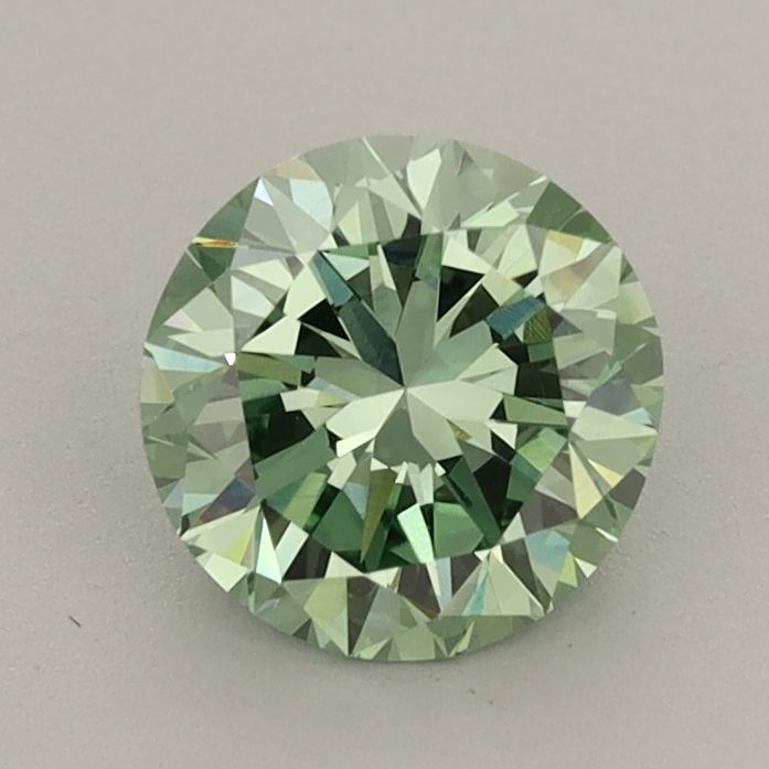 1.1 CT Fancy Vivid Green ROUND