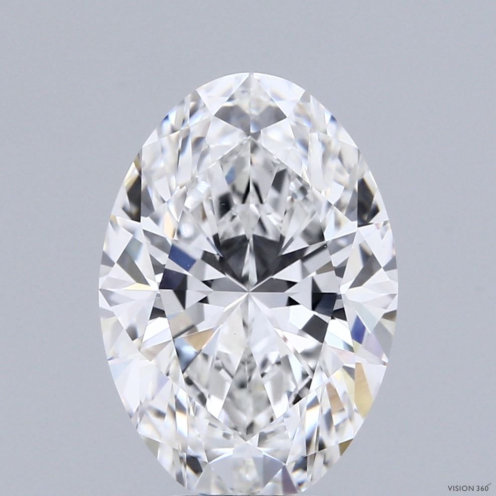 4.09 ct. oval Lab Grown Diamond front image