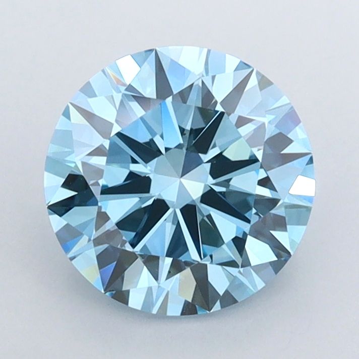 1.5 CT Fancy Vivid Blue ROUND