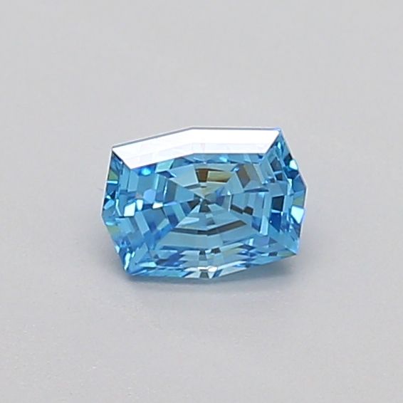 0.32 CT Fancy Vivid Blue OCTAGONAL