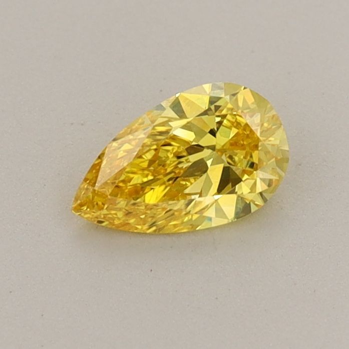 0.35 CT Fancy Vivid Yellow PEAR