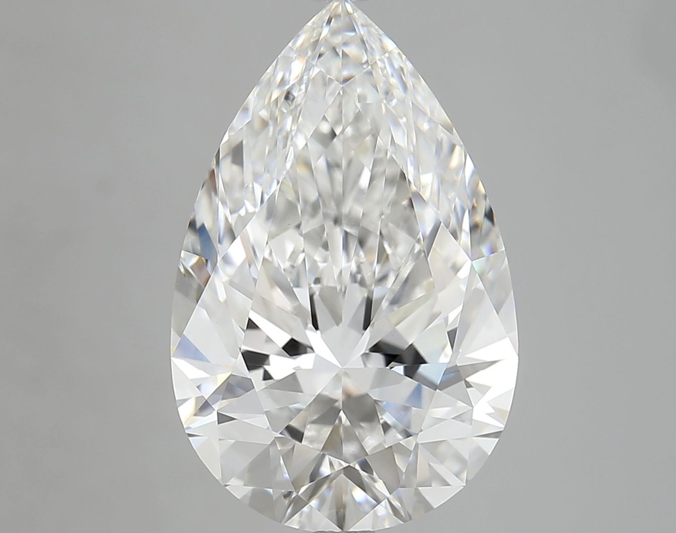6.66 ct. pear Lab Grown Diamond front image