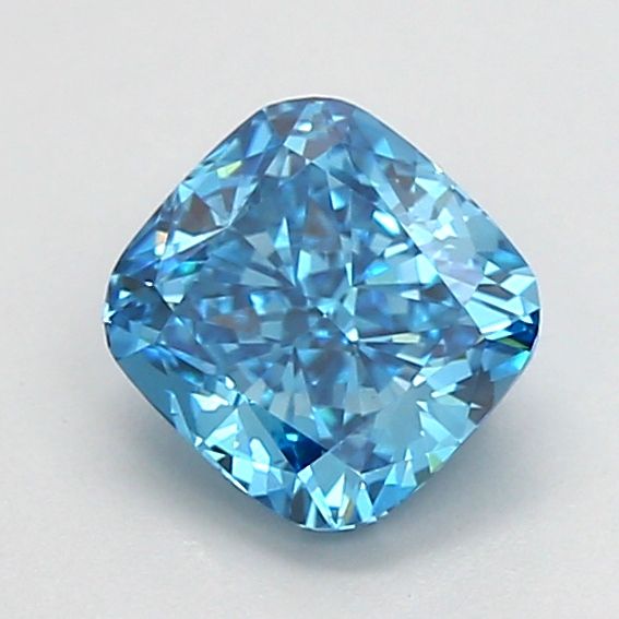 1.06 CT Fancy Vivid Blue CUSHION MODIFIED