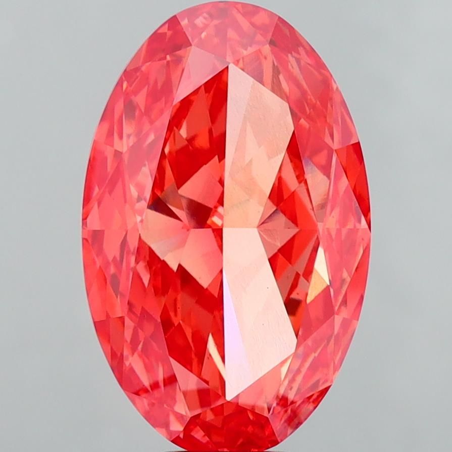 13.61 ct. oval Lab Grown Diamond front image