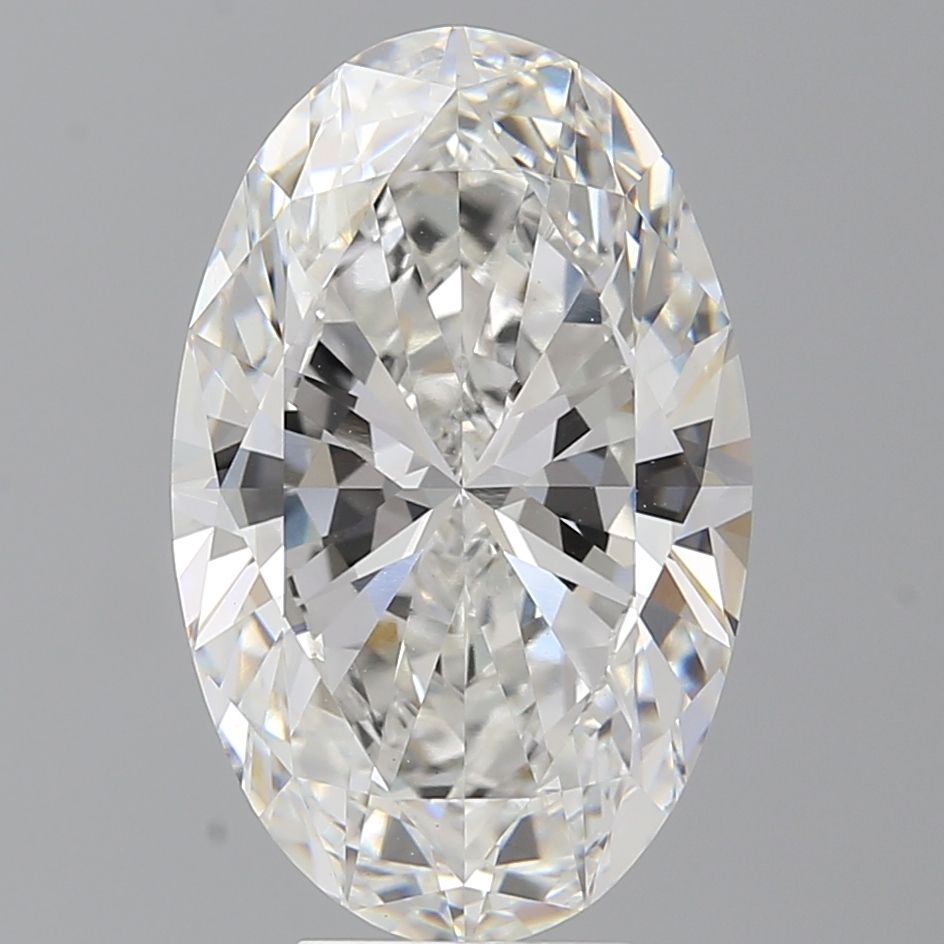 6.60 ct. oval Lab Grown Diamond front image